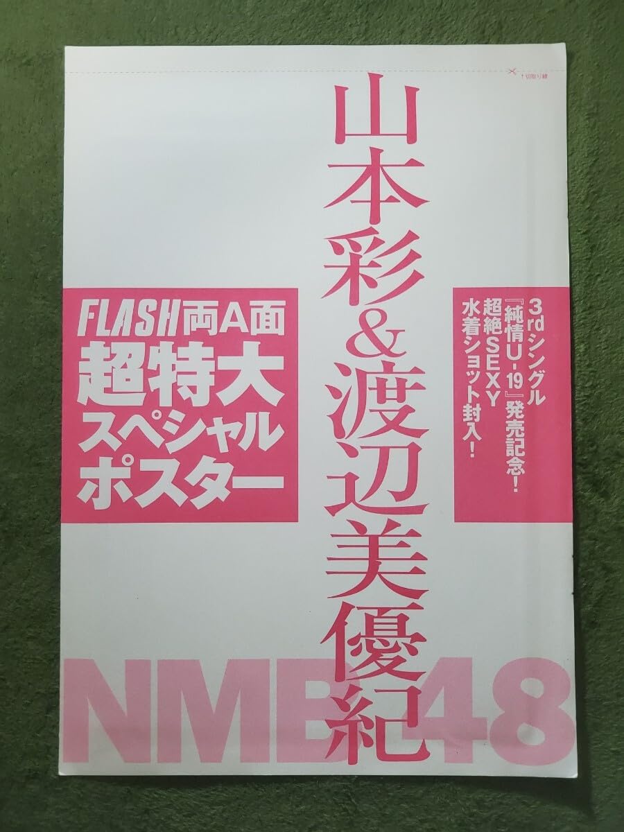 Amazon.co.jp: 山本彩&渡辺美優紀 FLASH超特大ポスター NMB48 アイドル